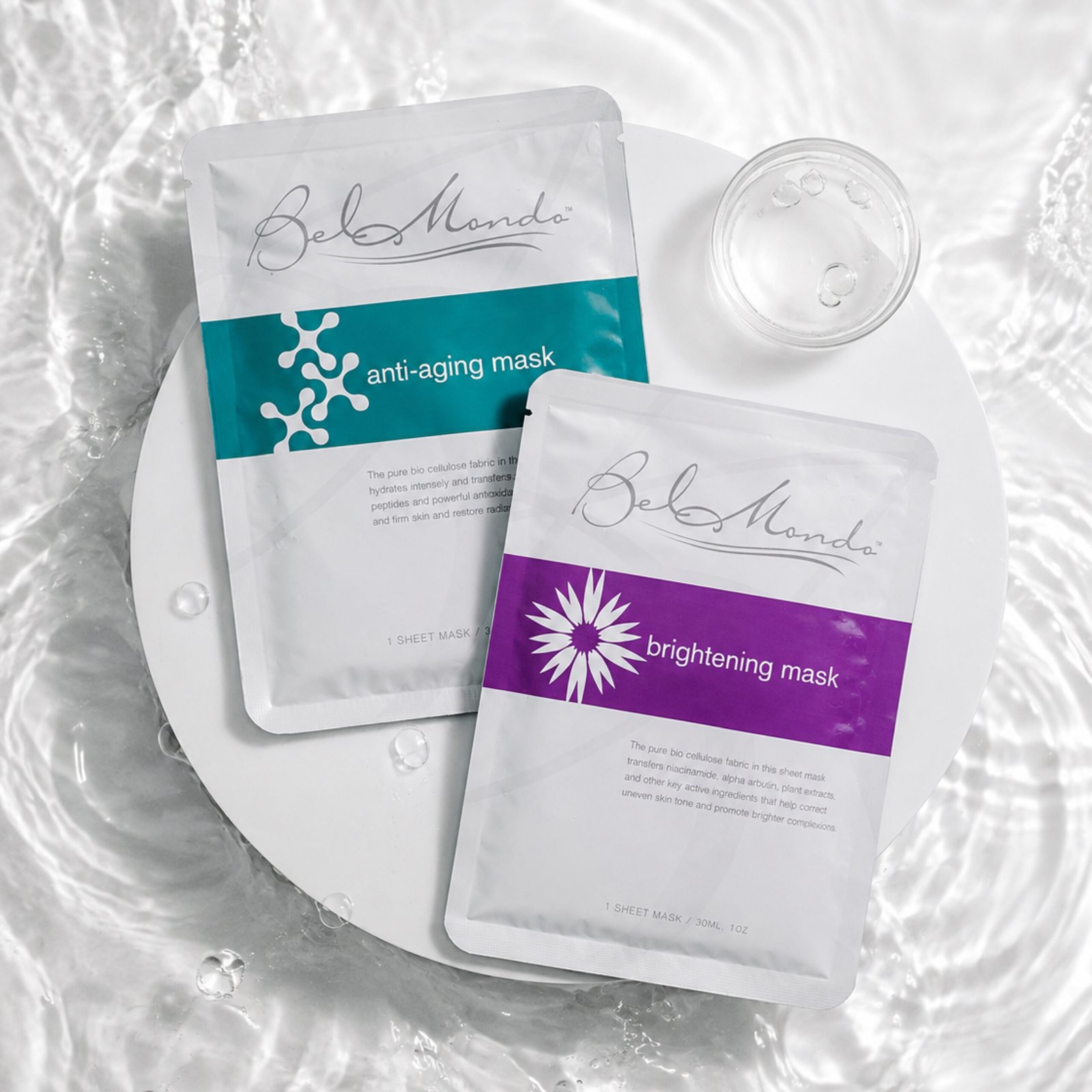 Give your skin a complete care experience with a bundle that combines two essential masks: Anti-Aging Mask Designed to help improve the appearance of the skin, support a smoother and more refreshed look, and reduce the visible appearance of tiredness and signs of aging. Brightening Mask Helps improve the appearance of dull skin and promotes a brighter, more radiant, and even-looking complexion. Bundle Includes 1 Anti-Aging Mask 1 Brightening Mask