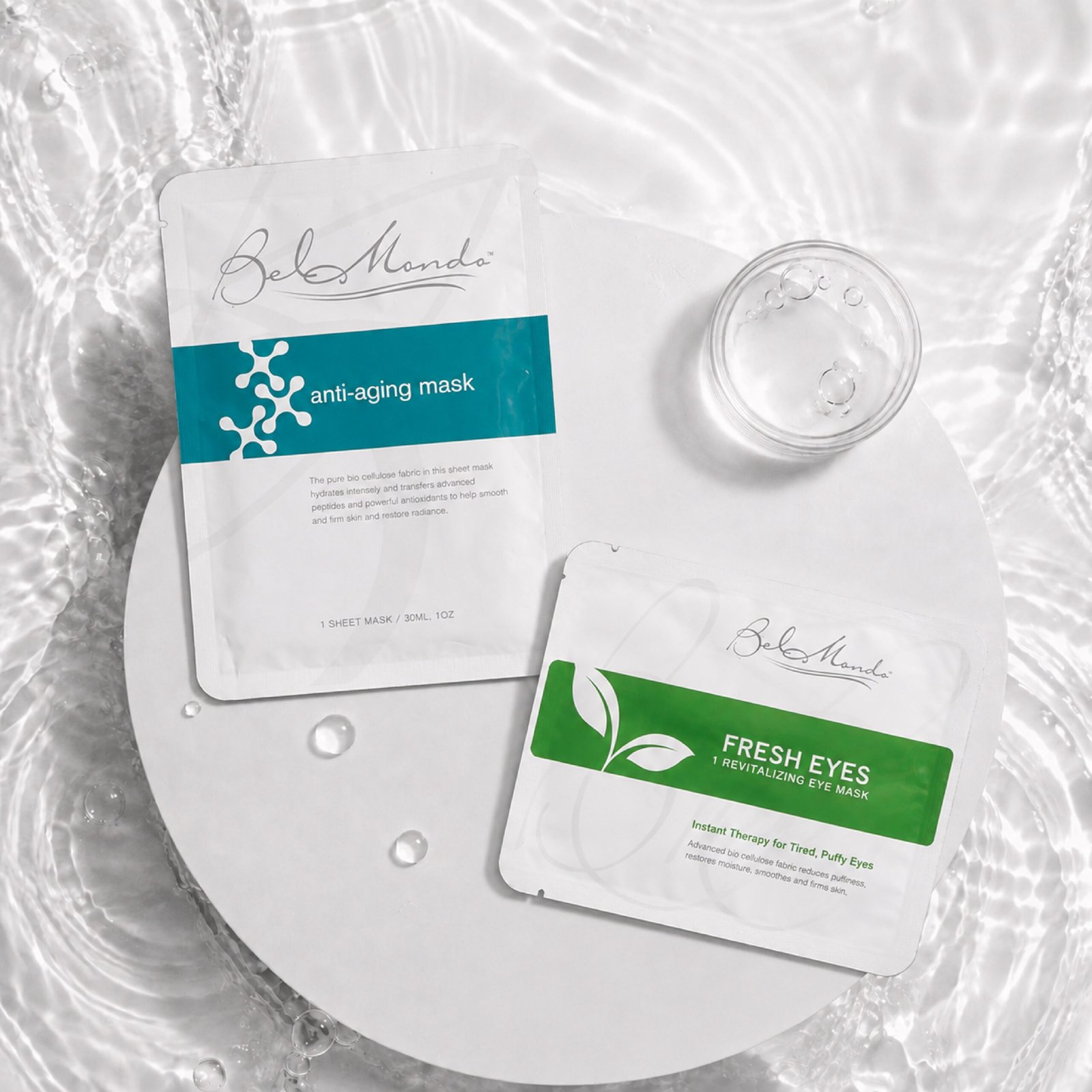 Refresh your skin and the delicate eye area with a bundle that combines: Anti-Aging Mask Helps give the skin a smoother, healthier, and more refreshed appearance while supporting the look of tired and aging skin. Fresh Eyes Mask Specially designed for the delicate eye area, helping it look more refreshed, brighter, and less tired. Bundle Includes 1 Anti-Aging Mask 1 Fresh Eyes Mask