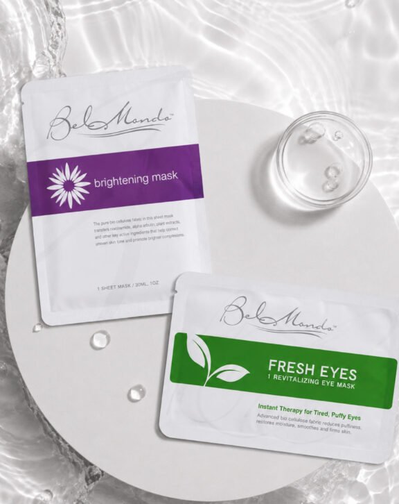 Refresh your skin and the delicate eye area with a bundle that combines: Anti-Aging Mask Helps give the skin a smoother, healthier, and more refreshed appearance while supporting the look of tired and aging skin. Fresh Eyes Mask Specially designed for the delicate eye area, helping it look more refreshed, brighter, and less tired. Bundle Includes 1 Anti-Aging Mask 1 Fresh Eyes Mask